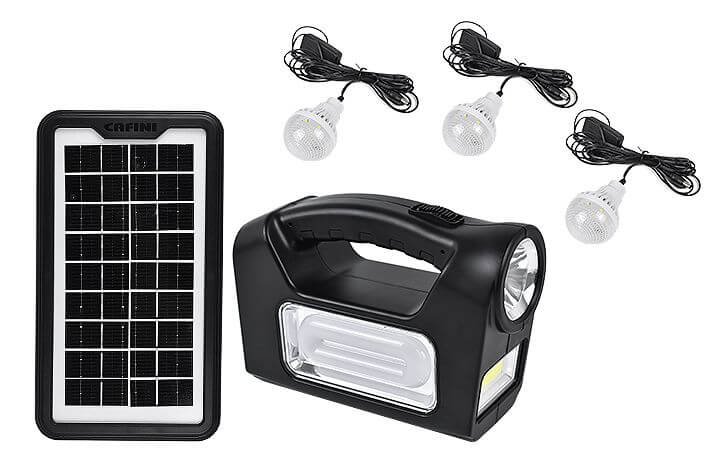 CAFINI CN-L8861XT Solar Emergency Lighting System Kit