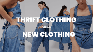 thrift clothing vs new clothing
